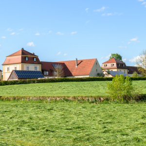 Eckpavillon des Schlosses Unterschwaningen